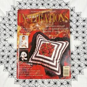 Inspirations Embroidery Magazine 1996 Issue 10 Floral Cottage Plant Patterns